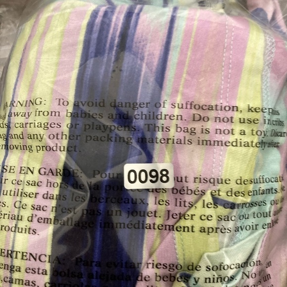 Dakini Women's XL Conv. Halter Dress/Skirt - Pur/Blu/Grn/Pnk - Picture 7 of 7